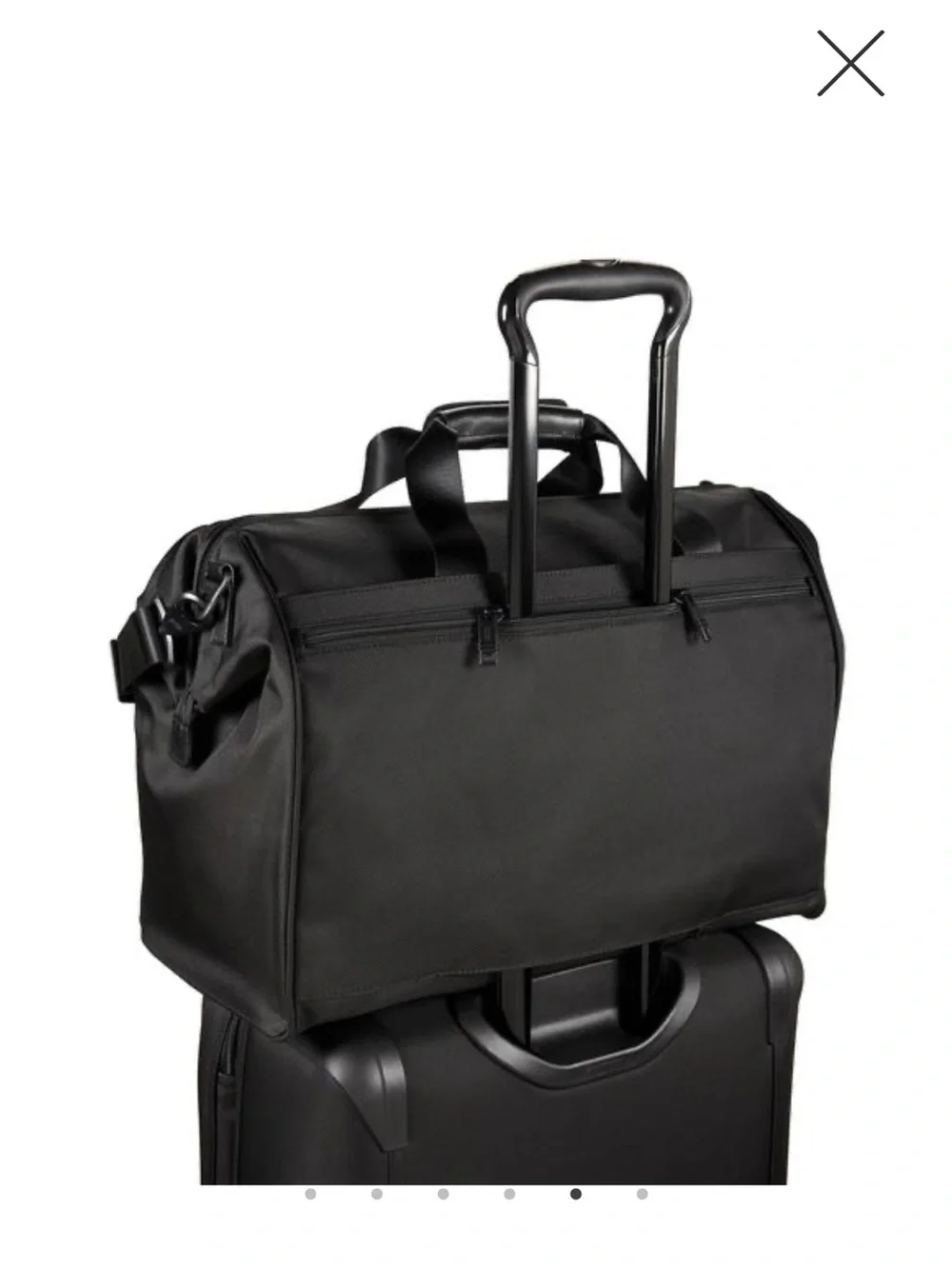 TUMI Alpha framed soft duffle in black